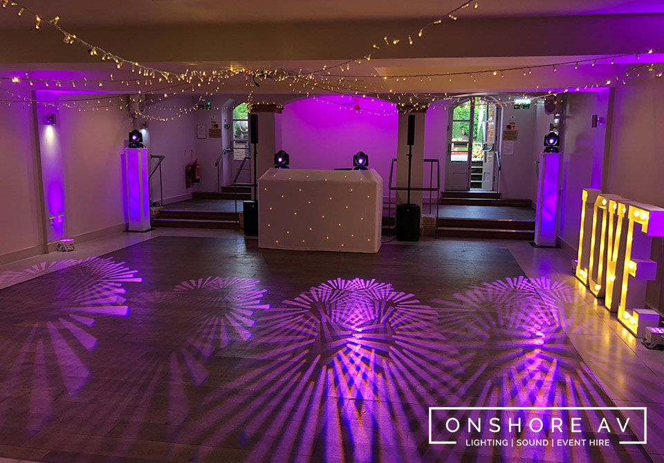 Wedding Lighting hire